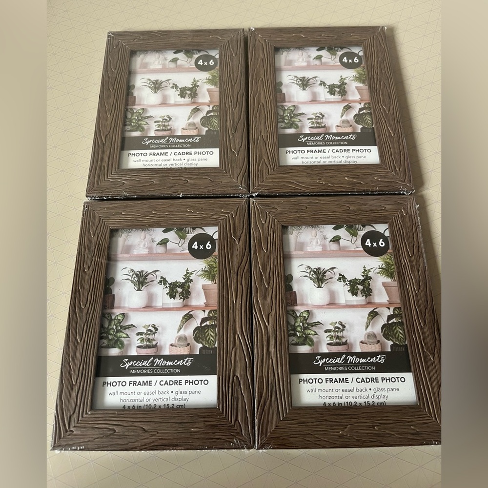 Special Moments Brown Photo Frame Set - 4 x 6 inches